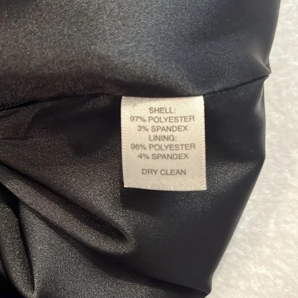 White House Black Market Strapless Little Black Dress sz 2 - Picture 8 of 9